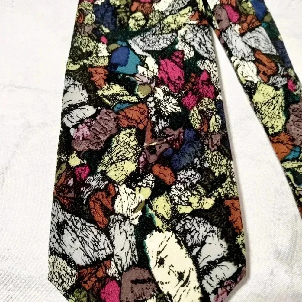 Stonehenge Apollo 12 Moon Rock Collection Mens Tie Necktie Molecular Expressions